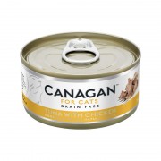 Canagan 吞拿魚伴雞肉 無穀物貓罐頭 75g x 12罐 [24罐折扣優惠$324]